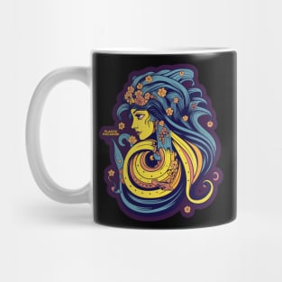 Plastic Macaroni Boho Trippy Hippy Ziti Mug